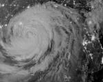 Hurricane Isaac at Night