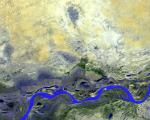 Timbuktu, Mali seen by ASTER image aboard the NASA Terra spacecraft