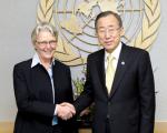  Ban Ki-moon meets with Margareta Wahlström