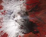 Mount Etna image taken by NASA' Terra satellite