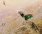 Satellite image shows Lake Chad 