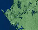 Gabon captured by ESA's Envisat radar sensor in 2005