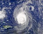 Hurricane Fabian over Bermuda in 2003
