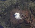 Satellite image of Volcan Villarrica (Image: NASA)