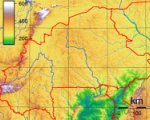 Topographic map of Burkina Faso (Image: Sadalmelik)