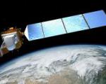 Artist's image of the Landsat-8 over Earth (Image: NASA)