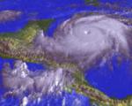 Hurricane Mitch approaching Honduras in 1998 (Image: NASA) 