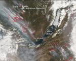 Wildfires over the same Siberian area occurred in 2008 (Image: NASA)