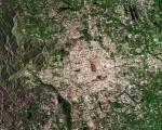Beijing from the Sentinel-1A satellite. Image: Copernicus Data/ESA (2014).    