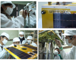 Hokkaido University microsatellite development team, or the launch/operation scene of RISESAT.