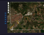 Monitoring Application Interface with WQ display over Guadalquivir River, Cordoba 