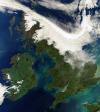 Satellite image of UK and Ireland