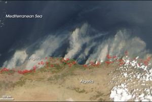 International Charter activated for Fires in Algeria