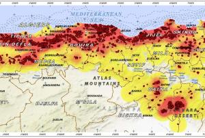 Algeria: Maps of summer 2012 wildfires available