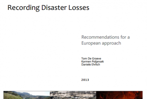 Recording disaster losses: recommendations for a European approach