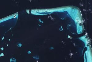 Proba's view of the Maldives