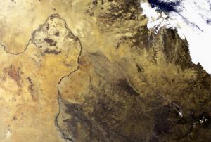 Sudan seen from Space by ESA's Medium Resolution Imaging Spectrometer in 2004