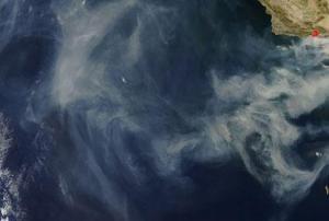 NASA satellites captures images of the California wildfires