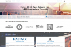 ArcGIS Open Data provides access to open datasets around the world