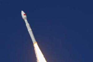 Suparco launches HS-1 satellite from a Chinese launch centre on Oct. 19, (c) Suparco