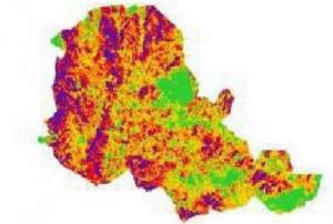 Burn Severity Map obtained from NBR showing the aftermath of the January 2017 wildfire in the town of Empedrado, situated in the Maule region of Chile