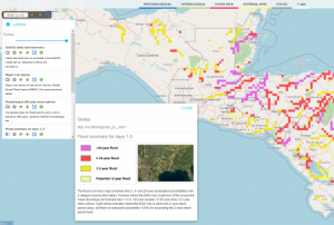 GloFAS forecast for parts of Central America on 3 November.
