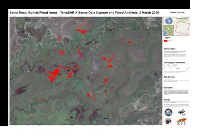 Bolivia: Recommended Practice by Ukraine RSO used in International Charter activation